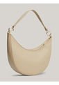 Bolso Beige De Hombro Con Monotipo Hilfiger Tommy Hilfiger de Tommy Hilfiger