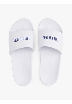 Sandalias Blanco Con Logo En Relieve Tommy Hilfiger