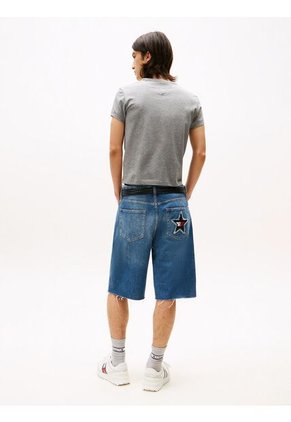 Camiseta Gris De Corte Regular Tommy Girl Tommy Jeans