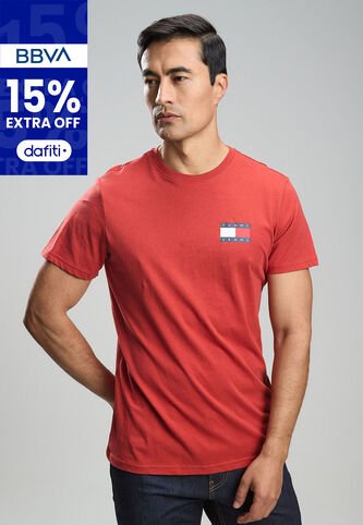 Camiseta TOMMY HILFIGER Rojo Tommy Hilfiger