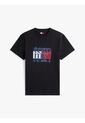 Camiseta Negra Slim Con Logo Gráfico Tommy Jeans de Tommy Hilfiger