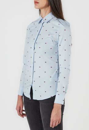 Camisa Azul-Blanco-Rojo Tommy Hilfiger