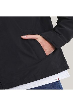 Chaqueta Negra Con Logo Tommy Hilfiger