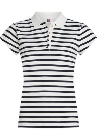 Polo Blanco Con Estampado De Estrellas Tommy Hilfiger Tommy Hilfiger