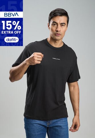 Camiseta TOMMY HILFIGER Negro Tommy Hilfiger