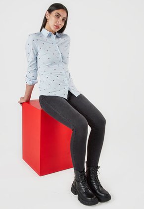 Camisa Azul-Blanco-Rojo Tommy Hilfiger