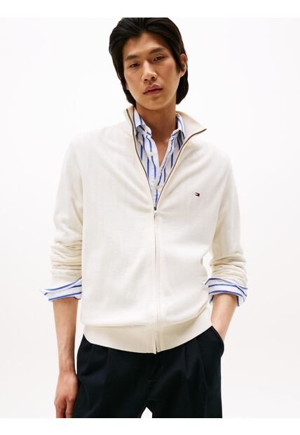 Saco Blanco De Cuello Perkins Con Cremallera Tommy Hilfiger