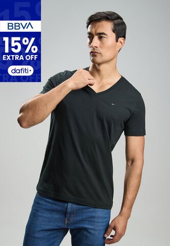 Camiseta TOMMY HILFIGER Negro Tommy Hilfiger