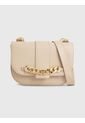Bolso Bolso Pequeño Con Solapa Y Cadena Mujer Beige Tommy Hilfiger de Tommy Hilfiger