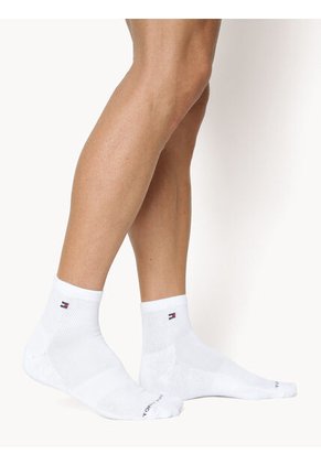 Pack Blanco De Seis Pares De Medias Tobilleros Athletic Tommy Hilfiger