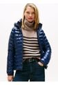 Chaqueta Azul Repelente Al Agua Con Plumón Tommy Hilfiger de Tommy Hilfiger