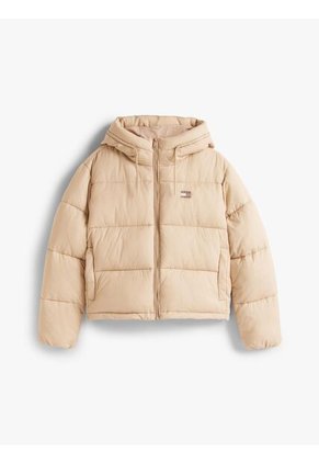 Chaqueta Café Acolchada De Ripstop Con Capota Tommy Jeans