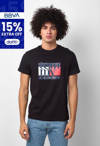 Camiseta TOMMY HILFIGER Negro Tommy Hilfiger