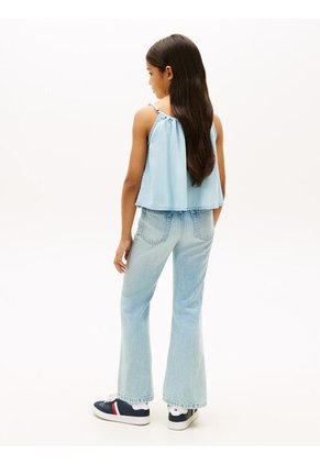 Top Azul De Tirantes Con Abalorios Tommy Hilfiger