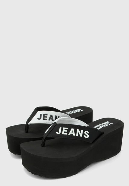 Playera Negro-Blanco Tommy Hilfiger