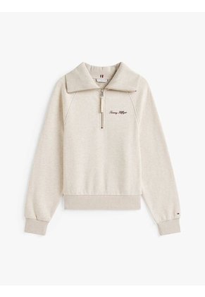 Saco Blanco De Punto Interlock Tommy Hilfiger