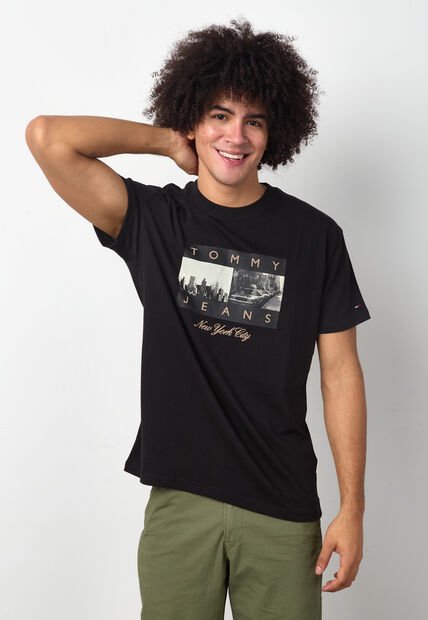 Camiseta TOMMY HILFIGER Negro