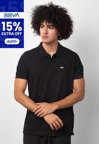 Polo TOMMY HILFIGER Negro Tommy Hilfiger