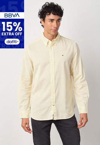 Camisa TOMMY HILFIGER Amarillo Tommy Hilfiger