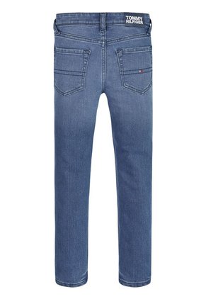 Jeans Azul Scanton Con Logo Bordado Para Niño  Tommy Hilfiger