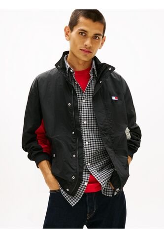 Chaqueta Negro Repelente Al Agua Con Logo Trasero Tommy Jeans Tommy Hilfiger
