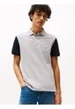 Polo Gris De Corte Regular Con Logo Tommy Hilfiger de Tommy Hilfiger