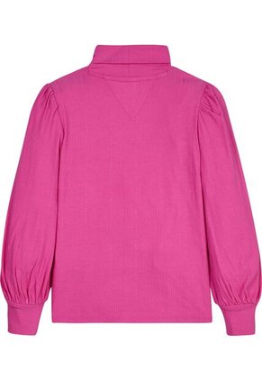 Camiseta Rosa Con Cuello Alto Para Niña Tommy Hilfiger