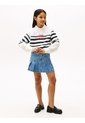 Minifalda Multicolor Chaqueta Jeans Plisada Tommy Hilfiger de Tommy Hilfiger