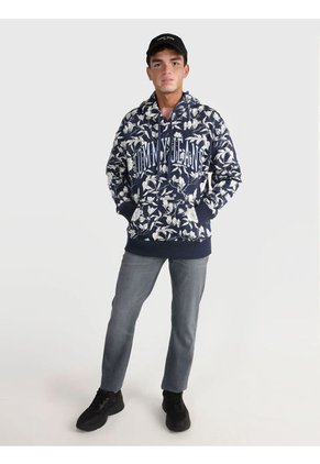 Sudadera Con Capucha Y Logo Azul Tommy Jeans