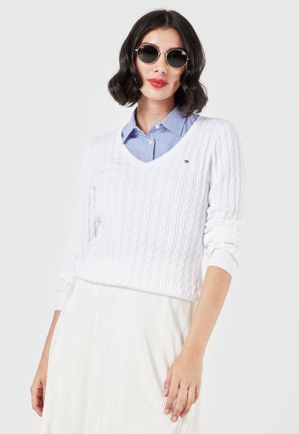 Saco Blanco Tommy Hilfiger