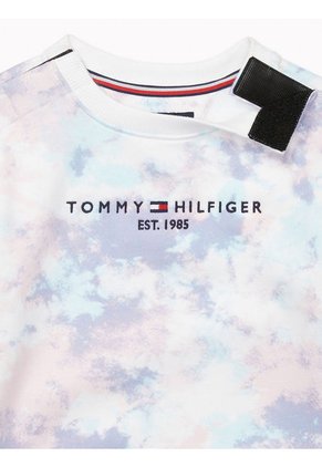 Sudadera Niño Niña Tie Die Blanco Tommy Hilfiger
