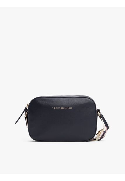 Bolso Azul Cruzado Con Logo Tommy Hilfiger