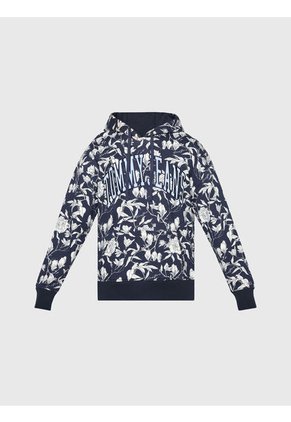 Sudadera Con Capucha Y Logo Azul Tommy Jeans