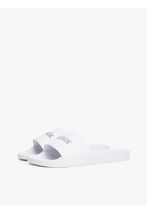 Sandalias Blanco Con Logo En Relieve Tommy Hilfiger
