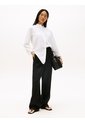 Pantalón Negro Recto De Traje En Mezcla De Lino Tommy Hilfiger de Tommy Hilfiger
