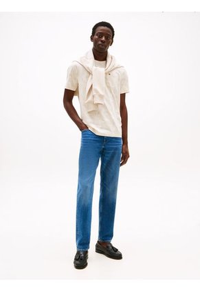 Camiseta Blanca AOP De Hojas Tommy Hilfiger