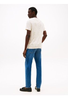 Camiseta Blanca AOP De Hojas Tommy Hilfiger