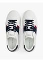 Tenis Blanco De Texturas Mixtas Tommy Hilfiger de Tommy Hilfiger