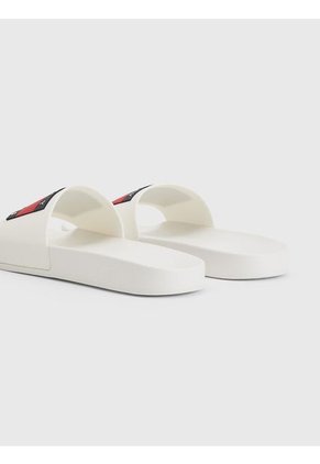 Sandalias De Piscina Con Parche Beige Tommy Hilfiger