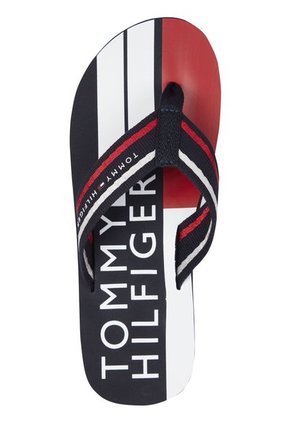 Sandalias Flip Flop Azul Oscuro Bandera Power De Azul Tommy Hilfiger