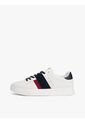 Tenis Blanco De Texturas Mixtas Tommy Hilfiger de Tommy Hilfiger