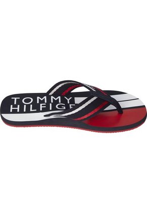 Sandalias Flip Flop Azul Oscuro Bandera Power De Azul Tommy Hilfiger