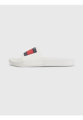 Sandalias De Piscina Con Parche Beige Tommy Hilfiger