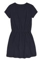 Vestido Azul Manga Corta Con Logo Monotipo Tommy Hilfiger de Tommy Hilfiger