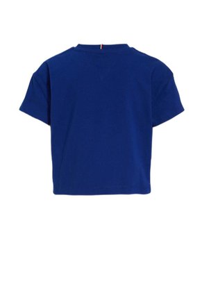Camiseta Azul De Manga Corta De Estilo Universitario Tommy Hilfiger