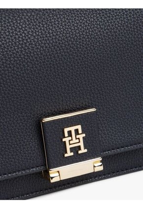 Bolso Azul Mensajero Con Cinta Distintiva Tommy Hilfiger