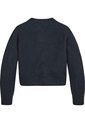 Cárdigan Azul En Tejido Calado De Punto Pointelle Tommy Hilfiger de Tommy Hilfiger