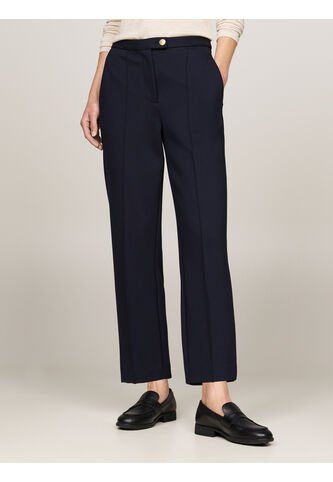 Pantalón Azul De Corte Slim Con Raya Marcada Tommy Hilfiger Tommy Hilfiger