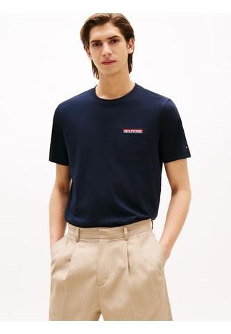 Camiseta Azul Americana Monotype Tommy Hilfiger Tommy Hilfiger