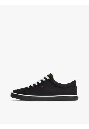 Tenis Blanco De Lona Distintivas Tommy Hilfiger